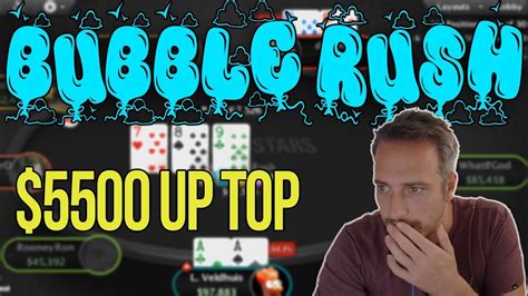 bubble rush poker meaning